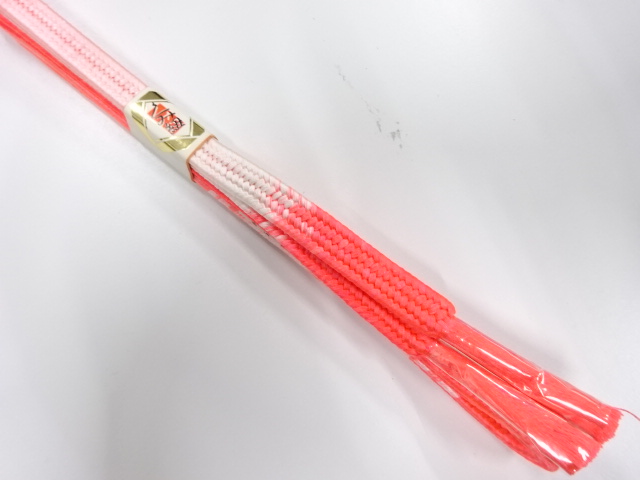 未使用品　正絹　手組帯締め